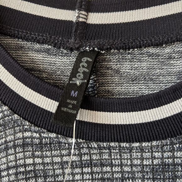 Bebop Navy Heathered Knit Long Sleeve Dress - Size Medium - NWT - Picture 3 of 7